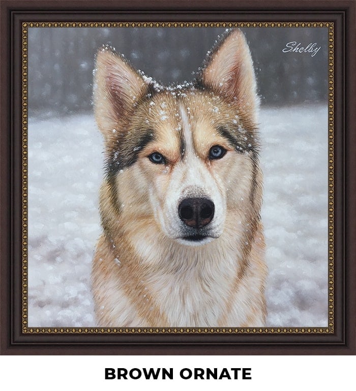 Custom hand-painted portrait