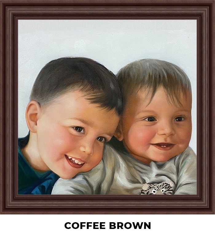 Custom hand-painted portrait