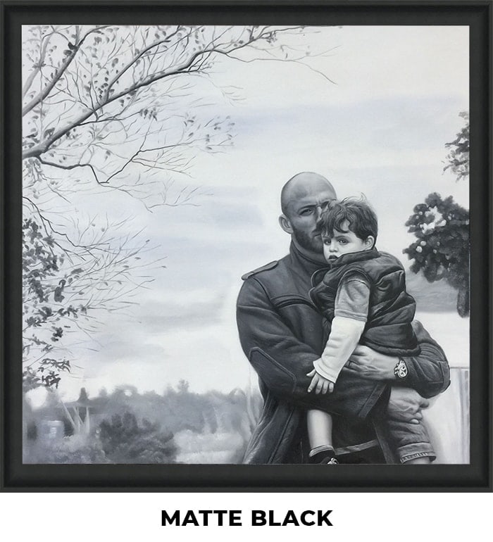 Custom hand-painted portrait