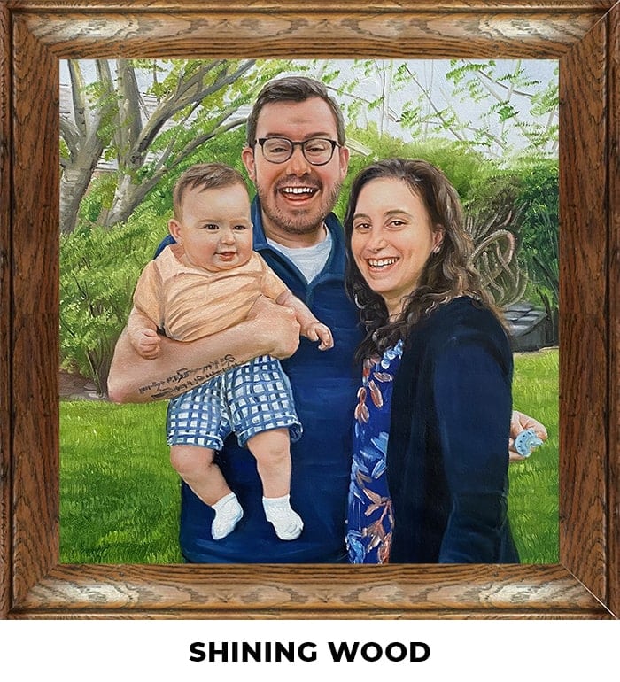 Custom hand-painted portrait