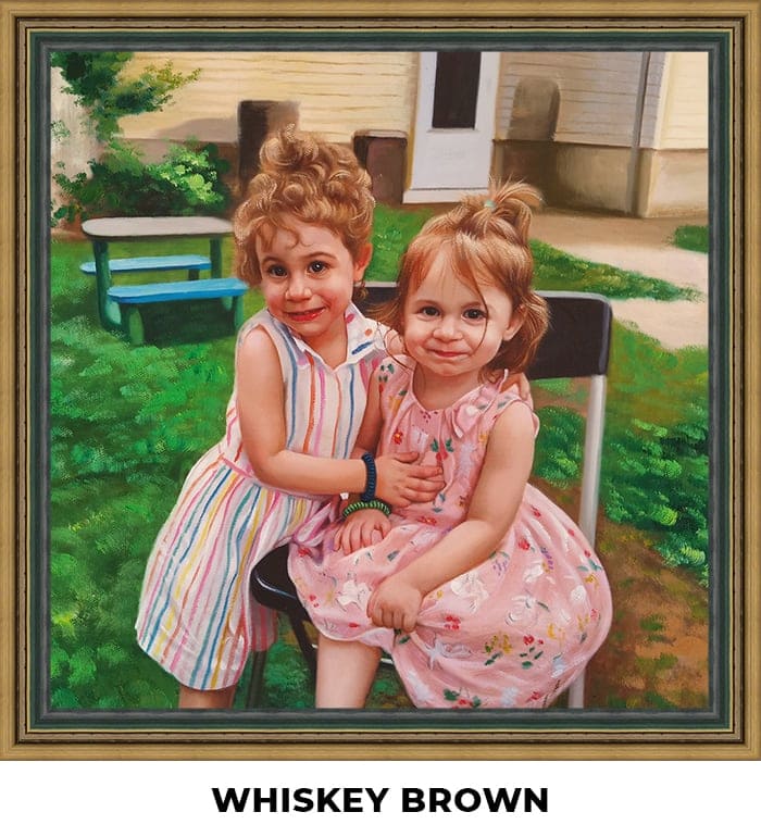 Custom hand-painted portrait