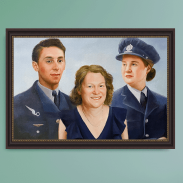 framed painting