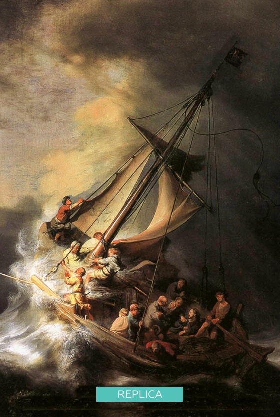 the storm on the sea of galilee replica