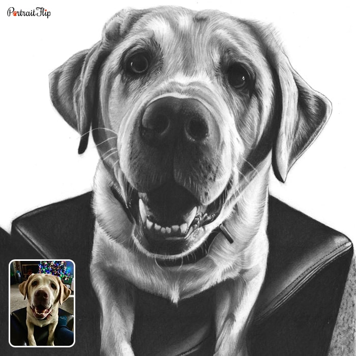 Custom hand-painted portrait