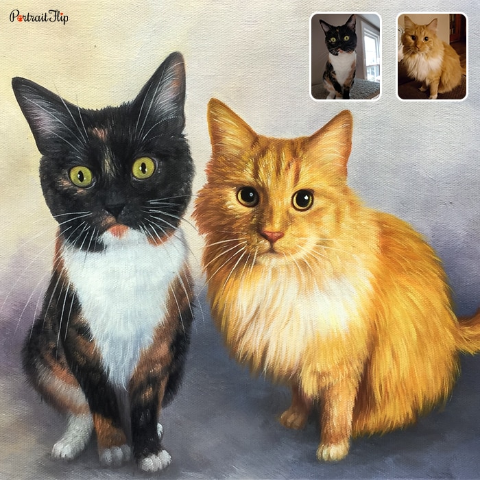 Custom hand-painted portrait