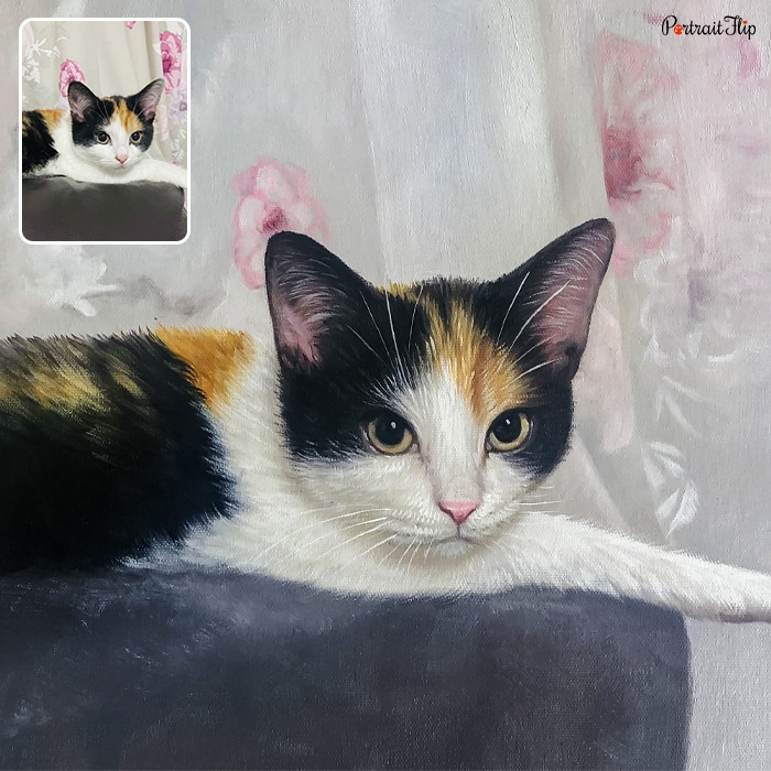 Custom hand-painted portrait