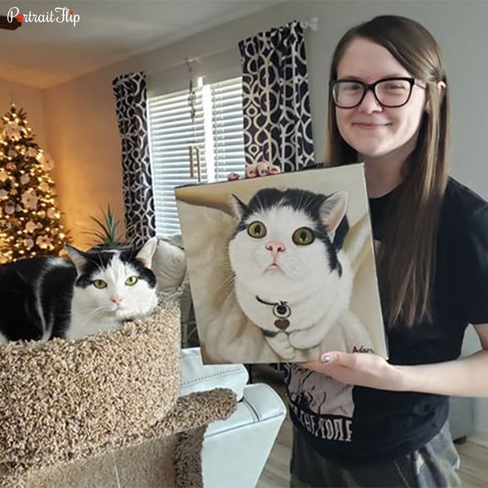 Custom hand-painted portrait