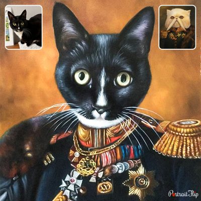 Custom hand-painted portrait