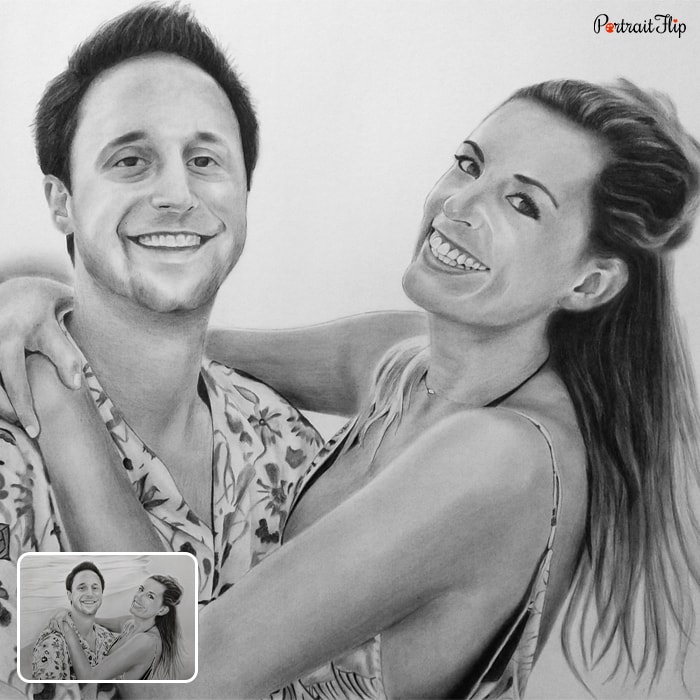 Custom hand-painted portrait
