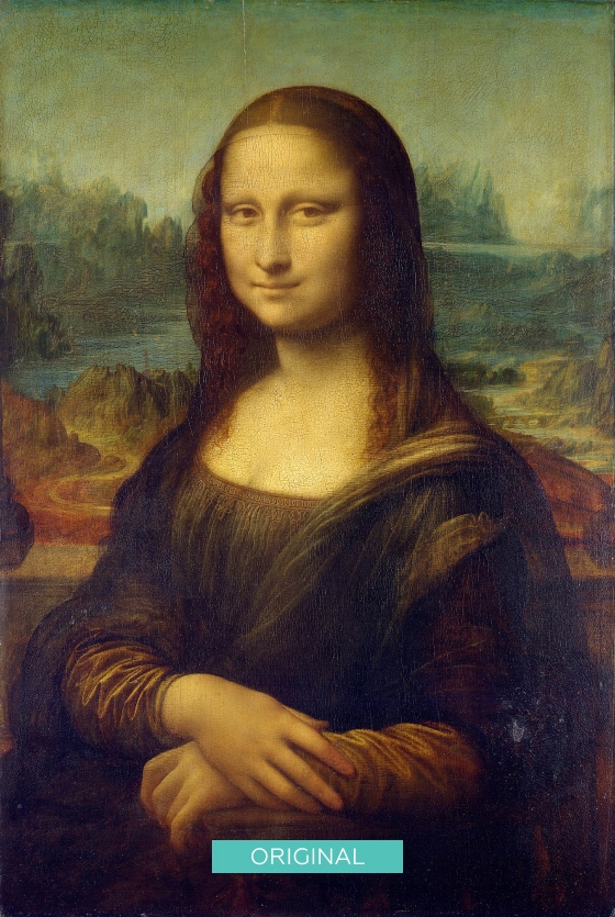 Mona Lisa original painting by Leonardo Da Vinci