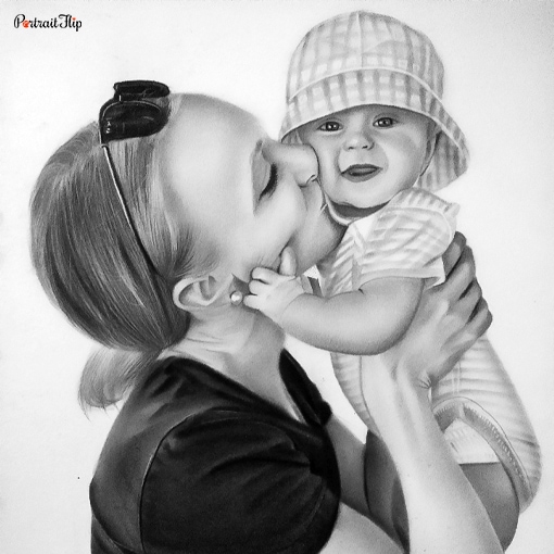 Baby Pencil Portraits