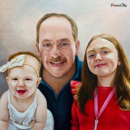 GrandParents & GrandChildren Acrylic Portraits