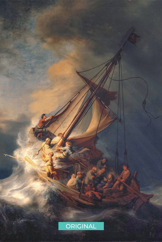 The Storm on the Sea of Galilee reproduction painting